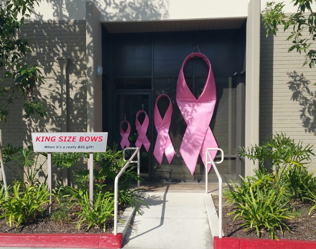 9 foot breast cancer awareness ribbon